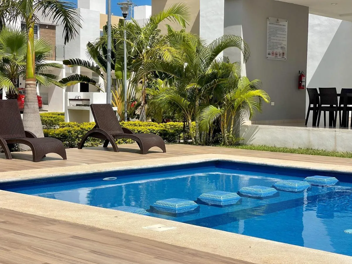 Ferienhaus Villa 3Br Modern House With Pool & Bbq - Great Location! Cancún